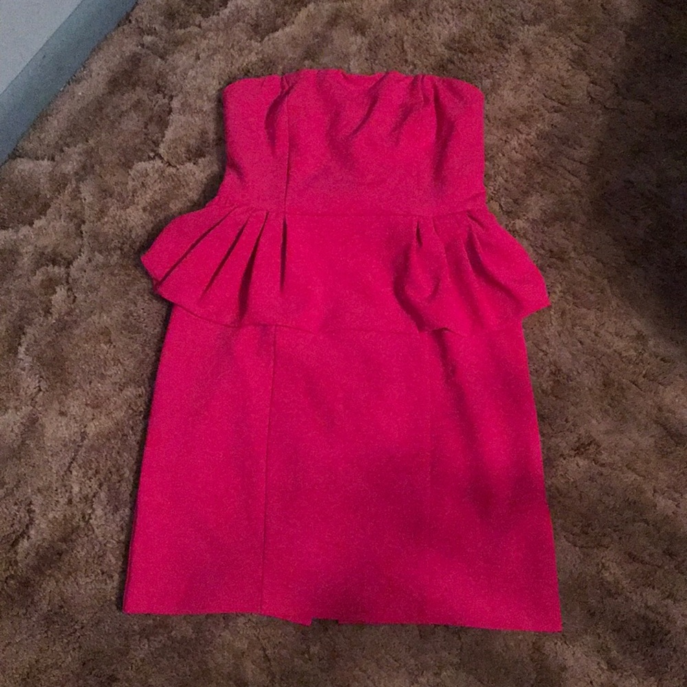 Hot pink dress by Express